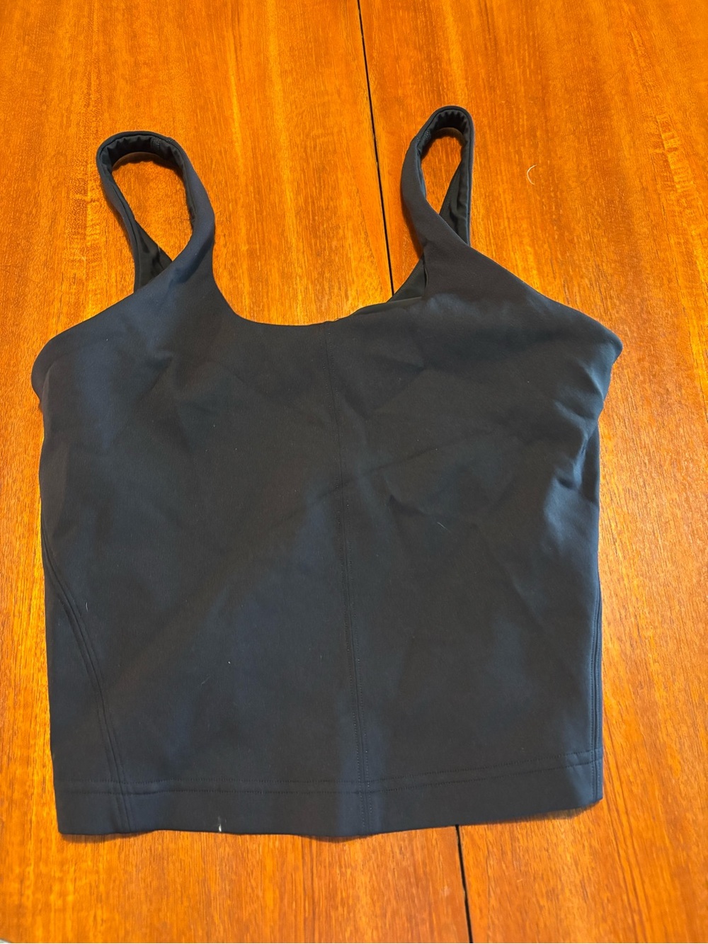 lululemon athletica / peloton Black Crop Tank Sports Bra